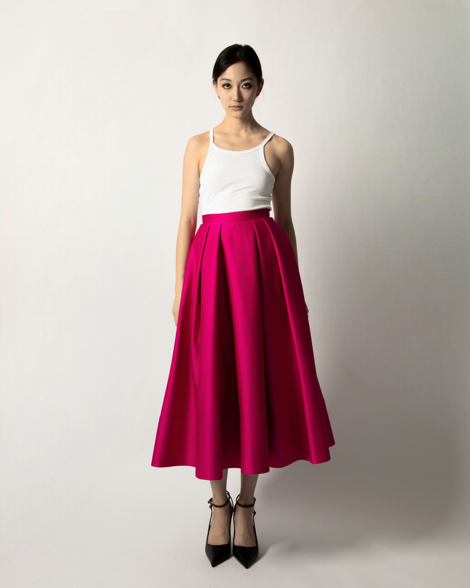 MAGENTA PUFFY SKIRT