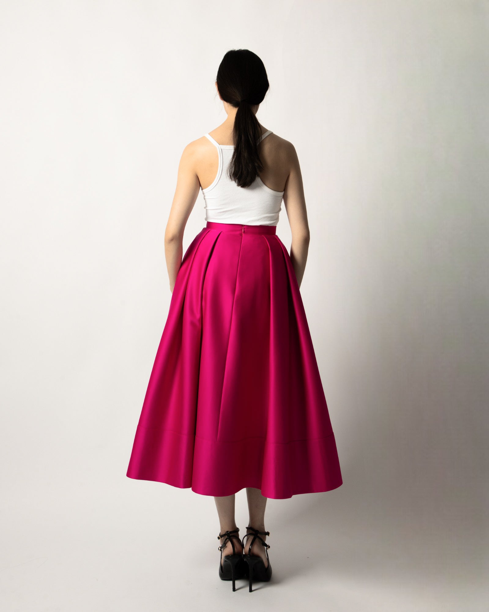 MAGENTA PUFFY SKIRT